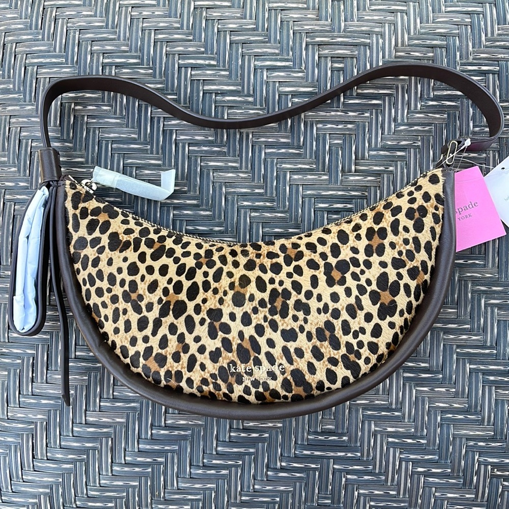 COPY - Kate Spade Smile Layers Leopard Small Shoulder Bag NWT